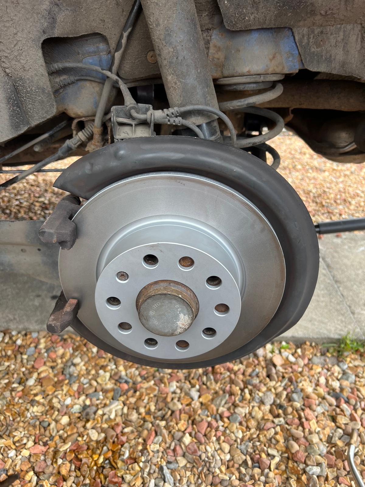 Rear Brake Service after